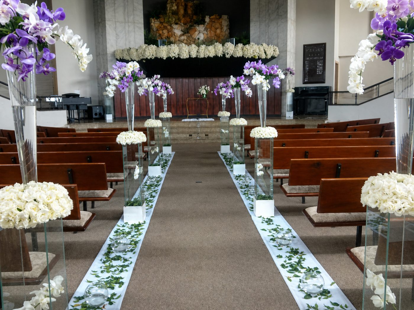 Decoração de cerimônia de casamento